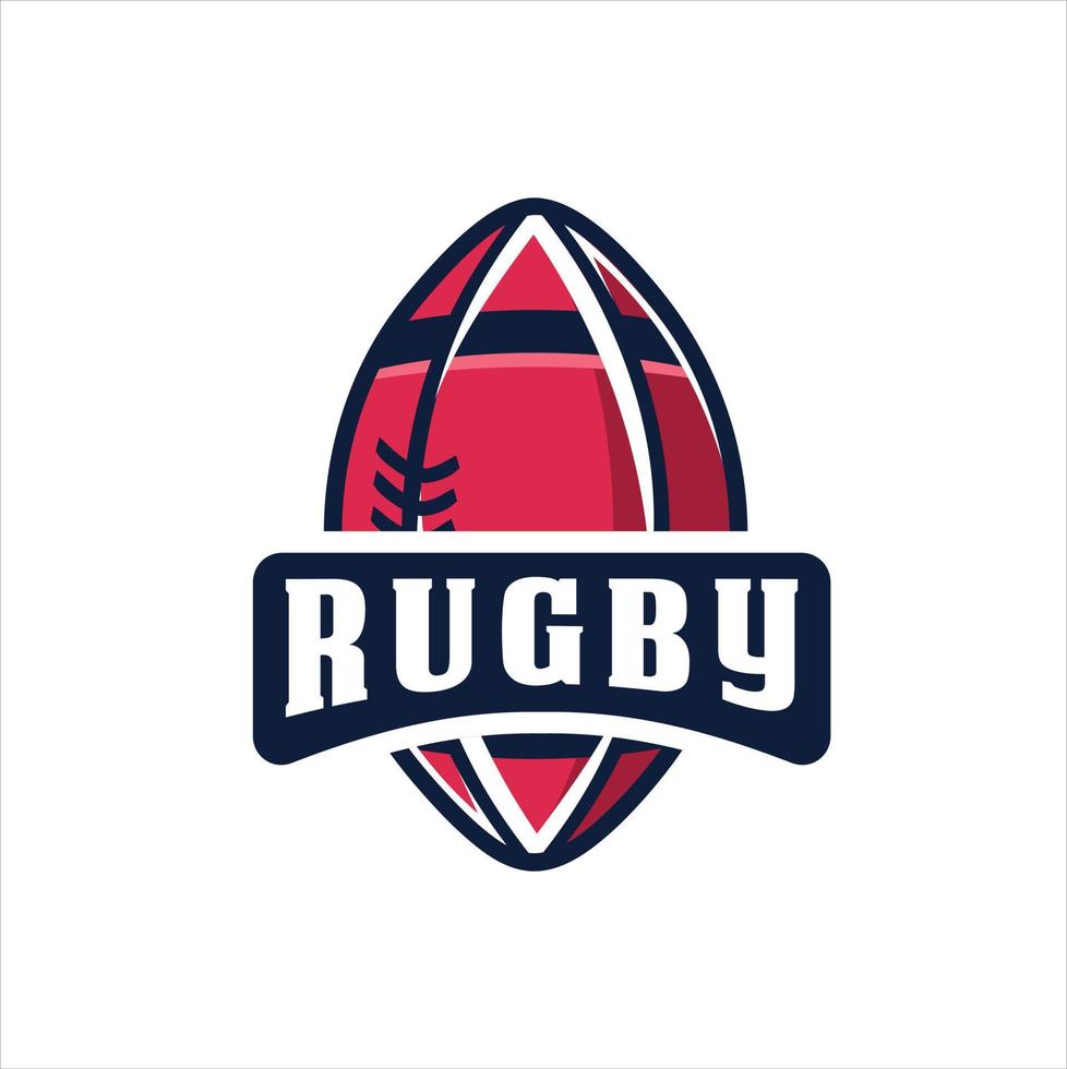 rugby logo, americano logo deporte vector