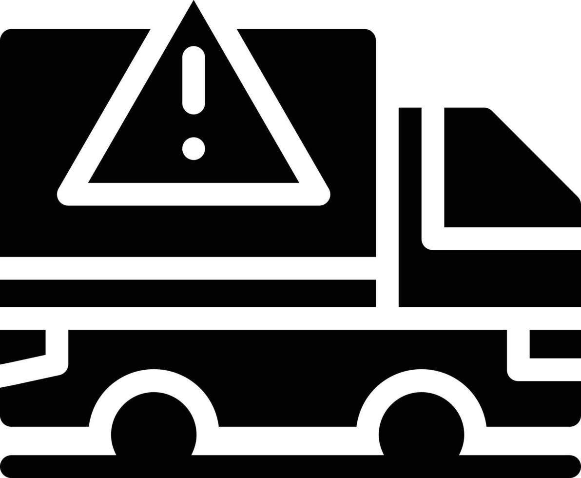 danger goods truck vector for download