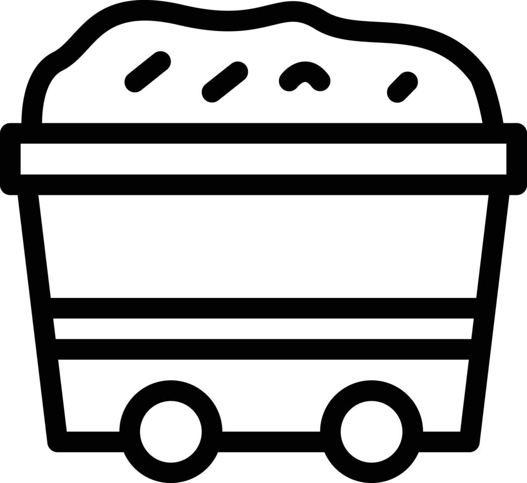 uranium and soil cart vector