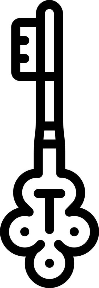 line icon for key vector