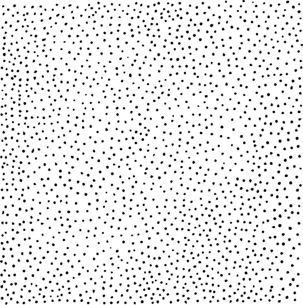 A background of large and small black dots on a white background vector