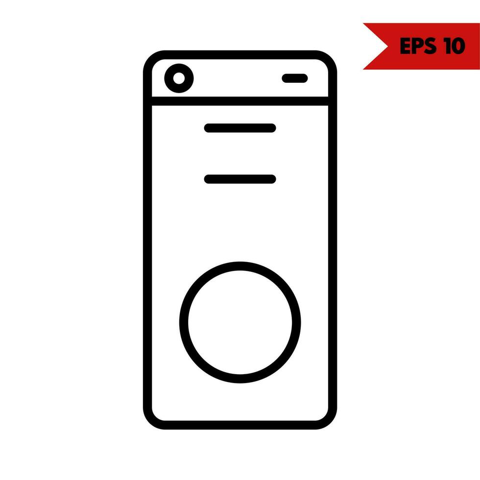 amperemeter line icon vector