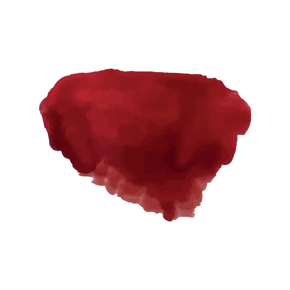 Red watercolor texture vector