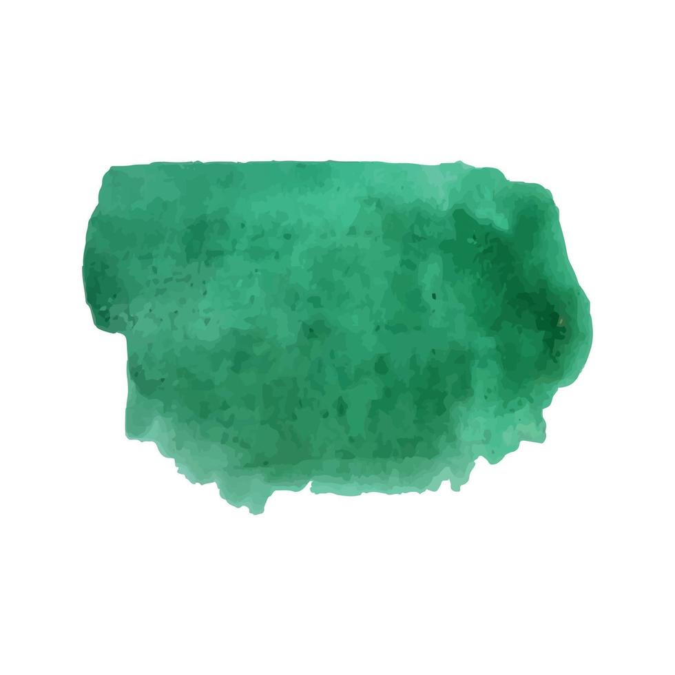 Green watercolor texture vector