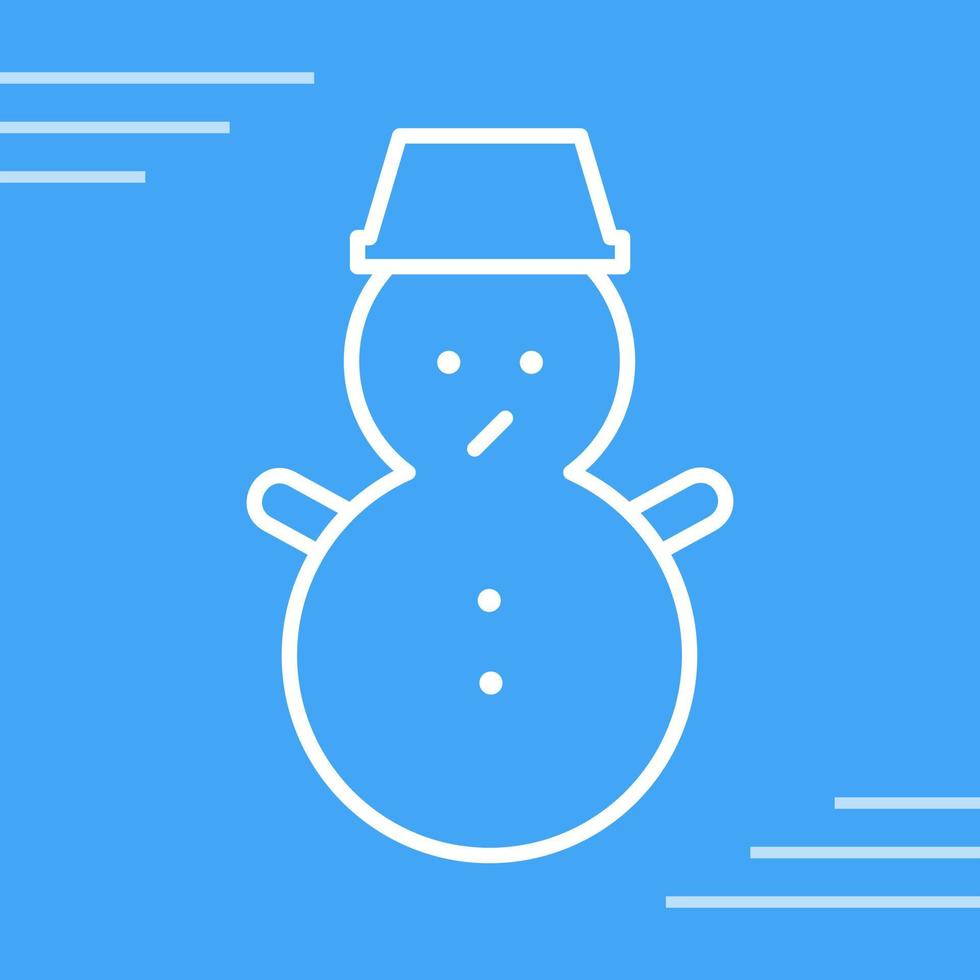 Snowman Vector Icon