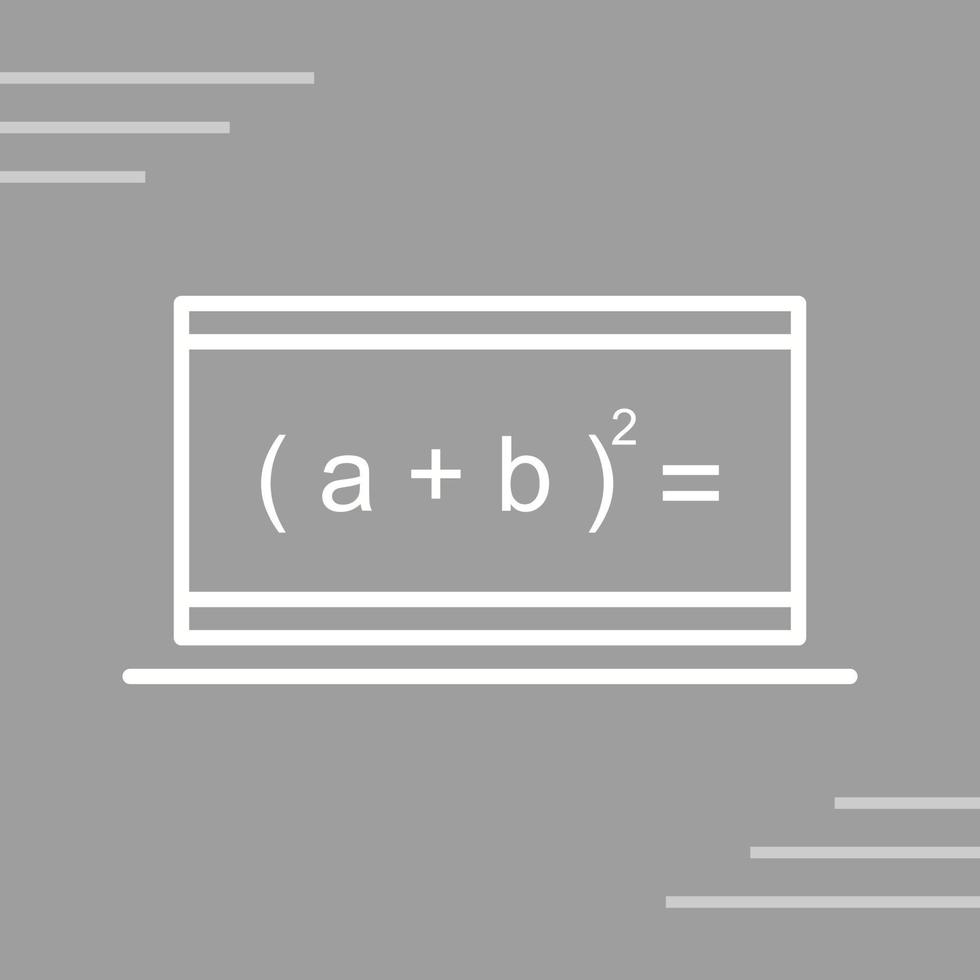 Online Formula Vector Icon