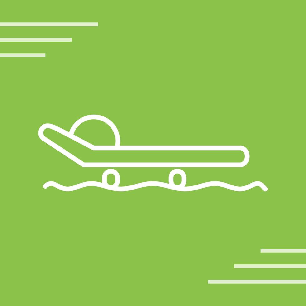 Sled with seat Vector Icon