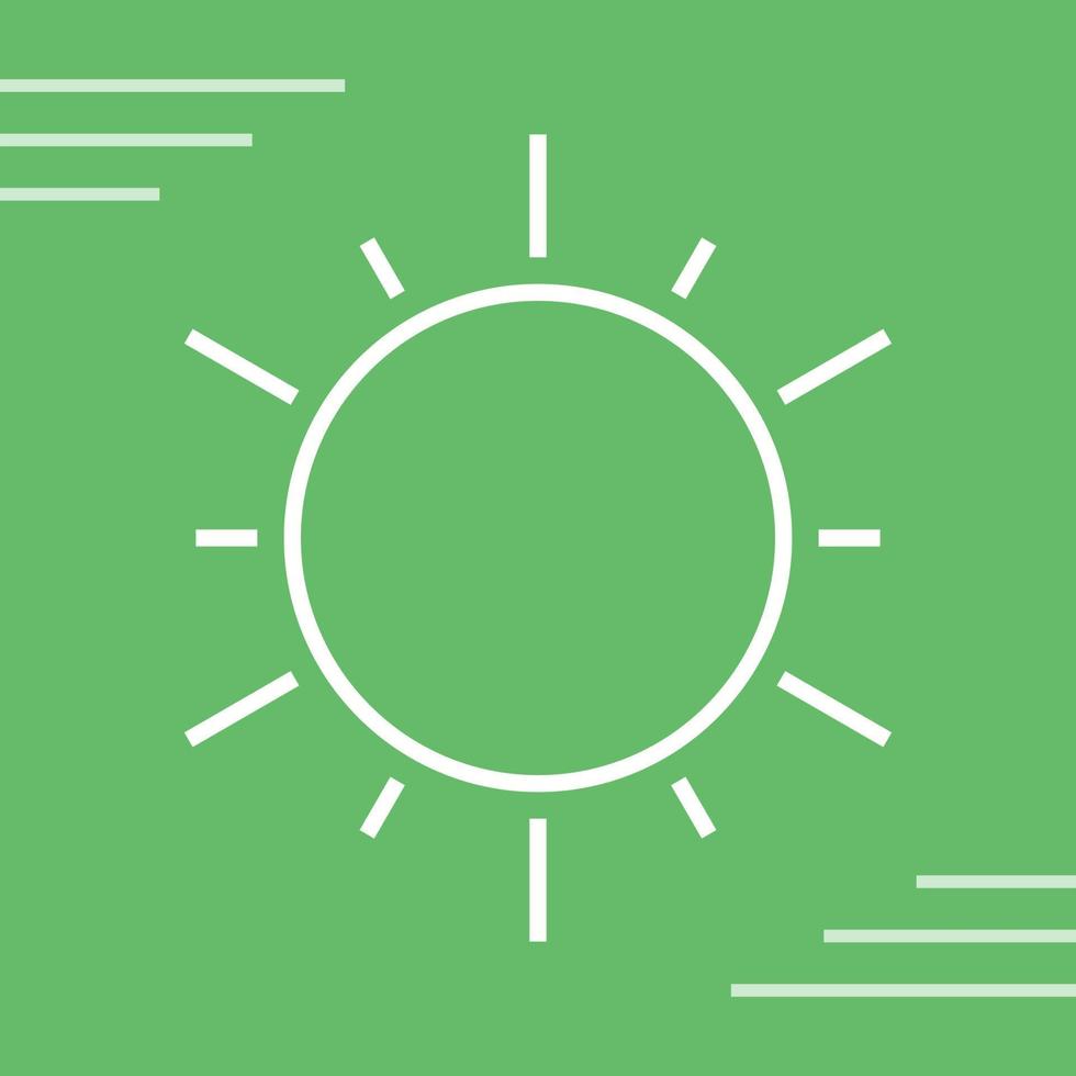 Sun Vector Icon