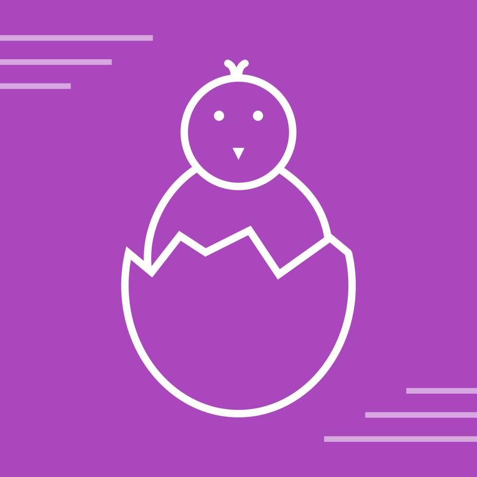 Hatched Egg Vector Icon
