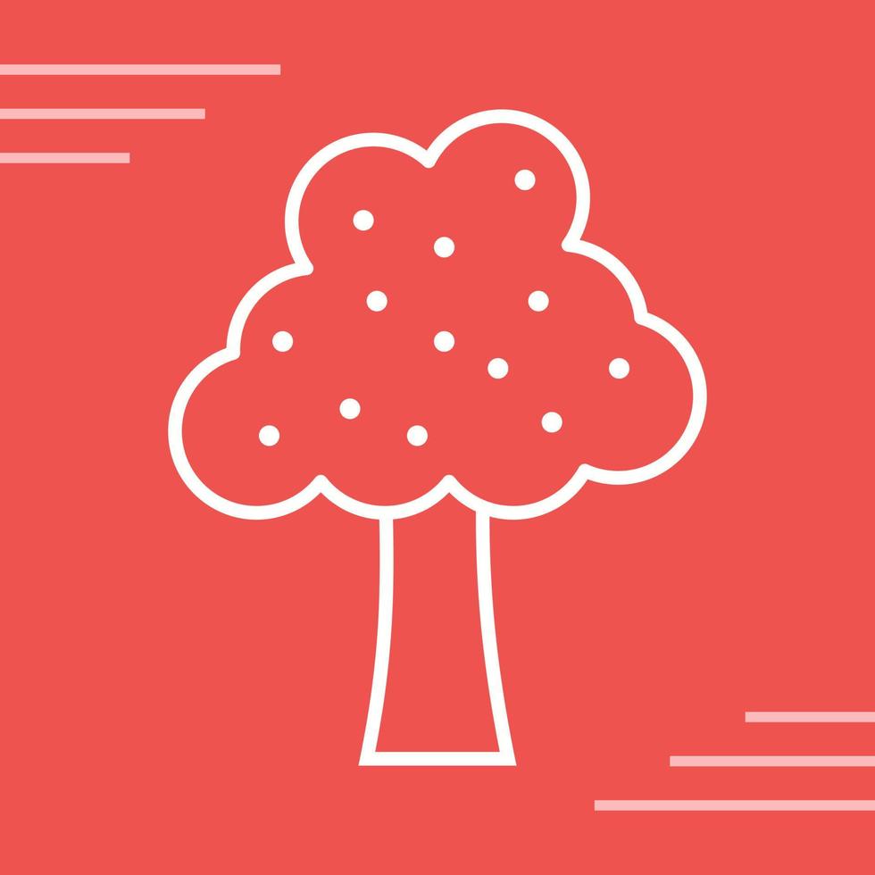 Fruit Tree Vector Icon