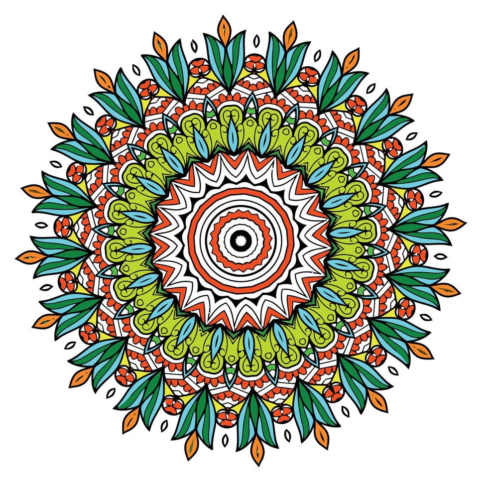 vistoso mandalas para colorante libro. decorativo redondo adornos raro flor forma. oriental. anti estrés terapia patrones. tejido diseño elementos. vector