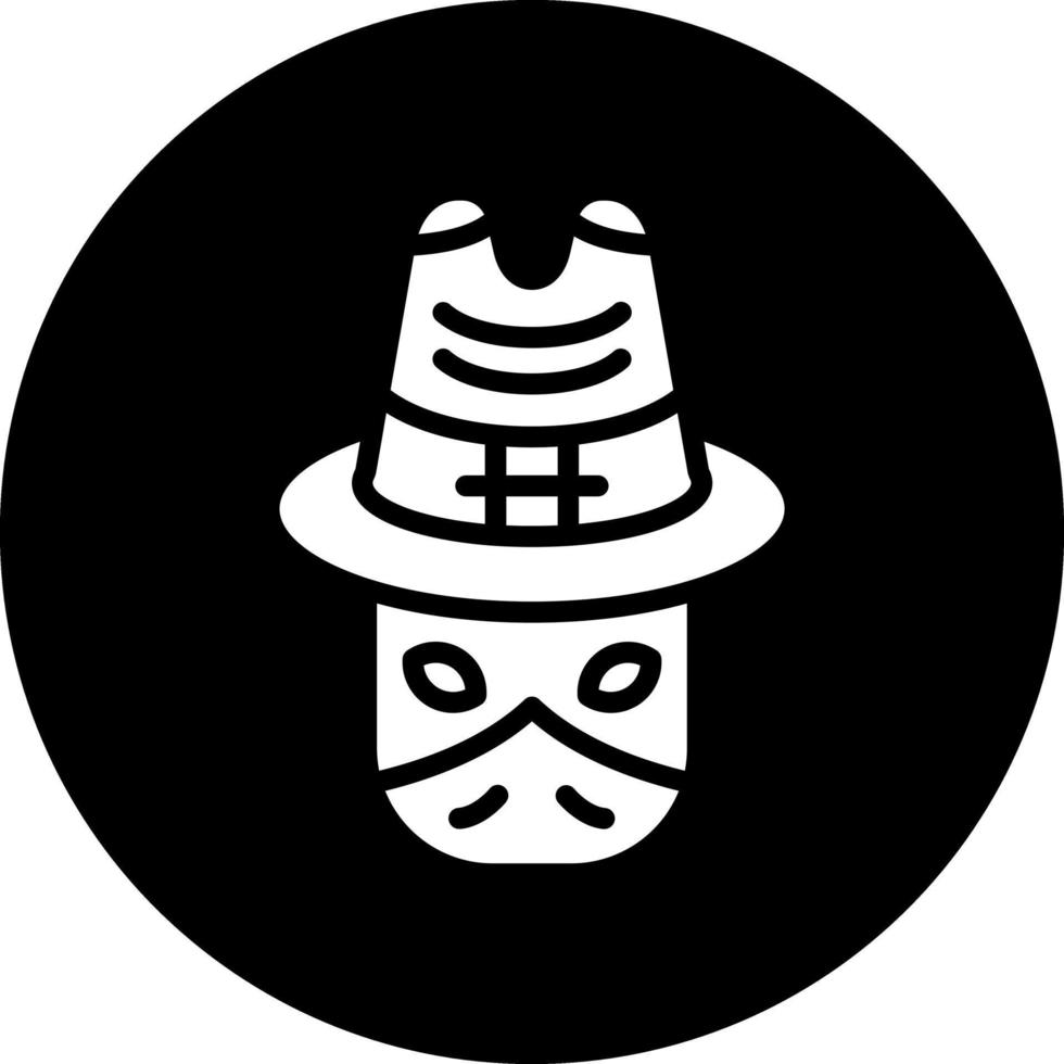 diseño de icono de vector de bandido