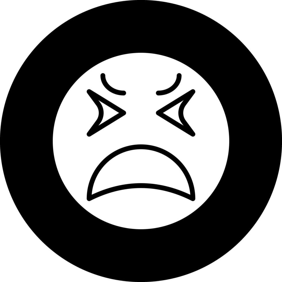 Upset Vector Icon Design