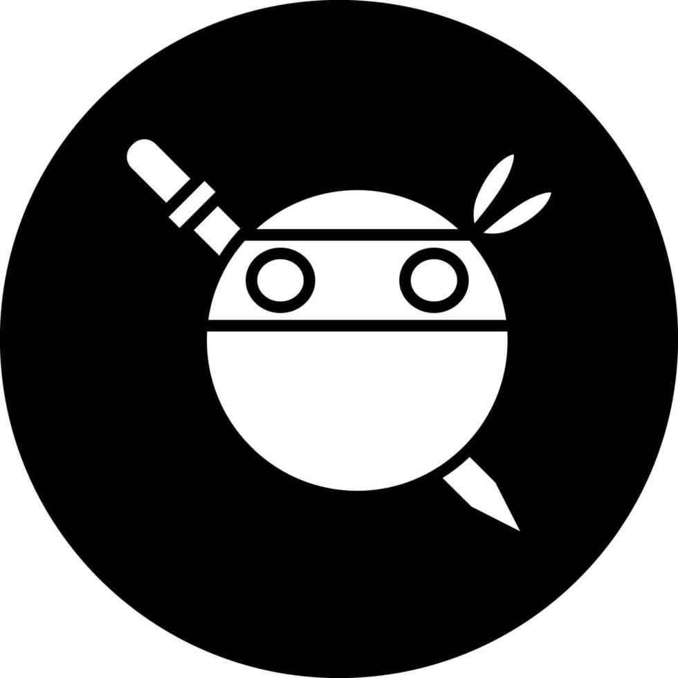 Ninja Vector Icon Design