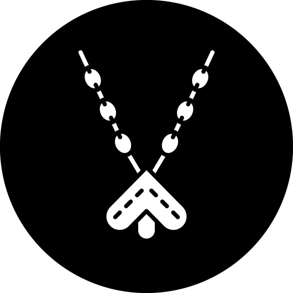 diseño de icono de vector de collar