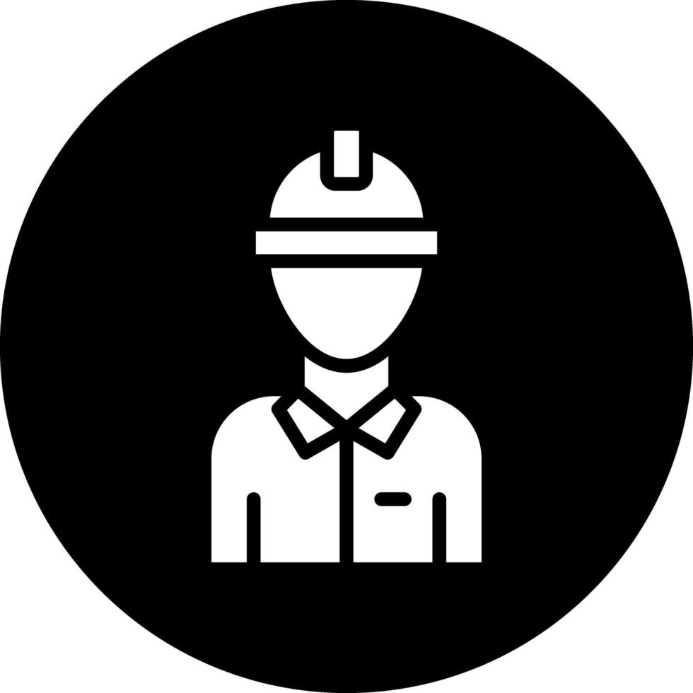 diseño de icono de vector de trabajador