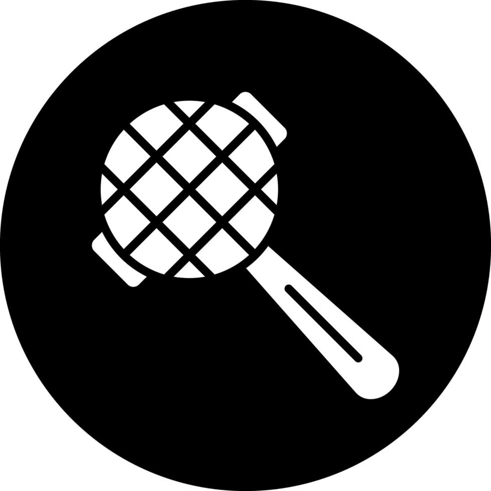 Tea Strainer Vector Icon Design