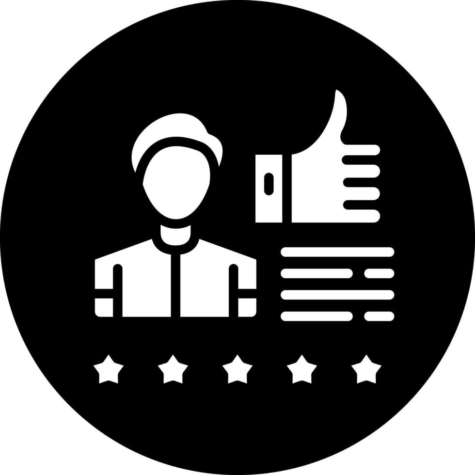 Customer Reviews Vector Icon Design