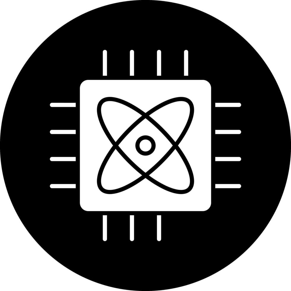 Quantum Computing Vector Icon Design