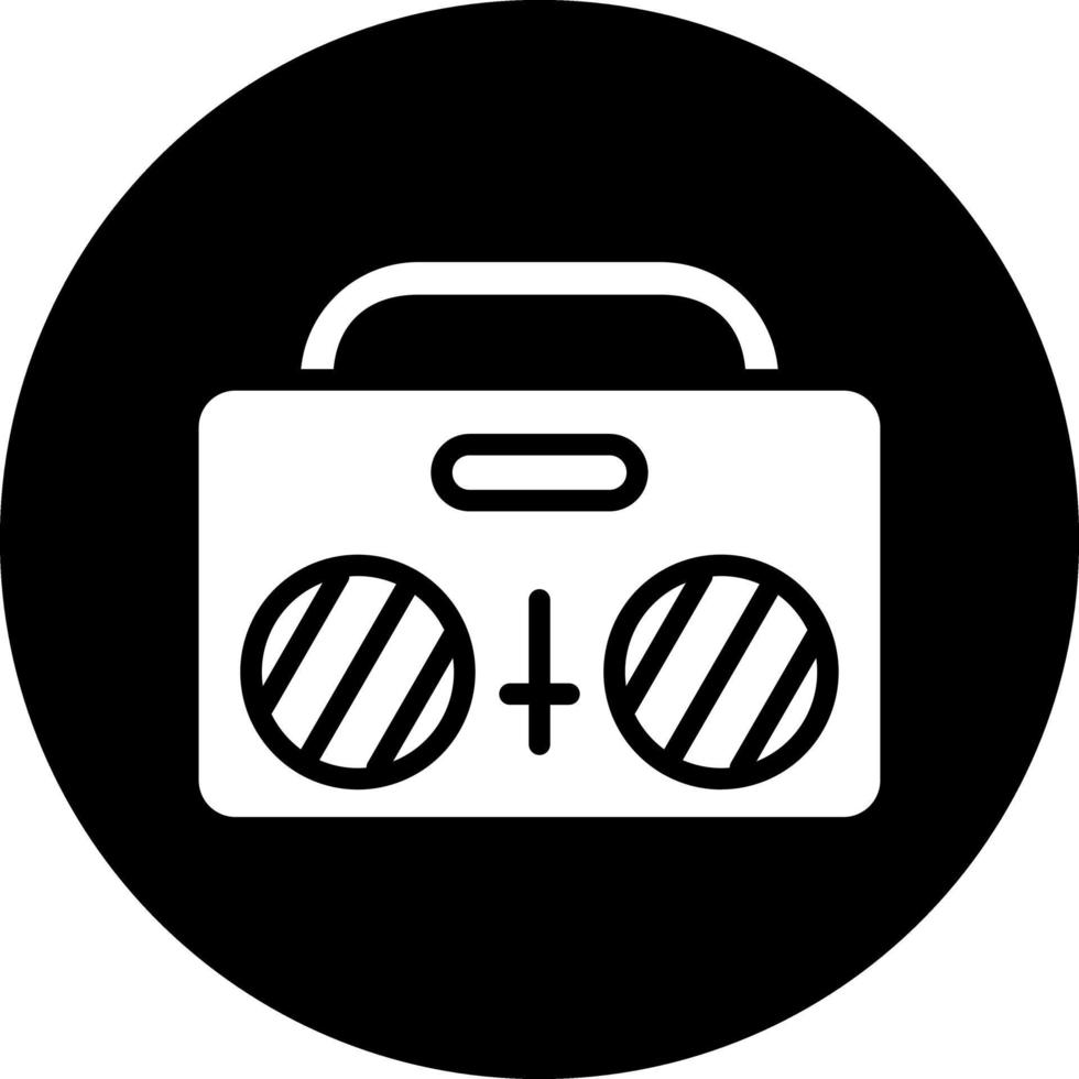 boombox vector icono diseño