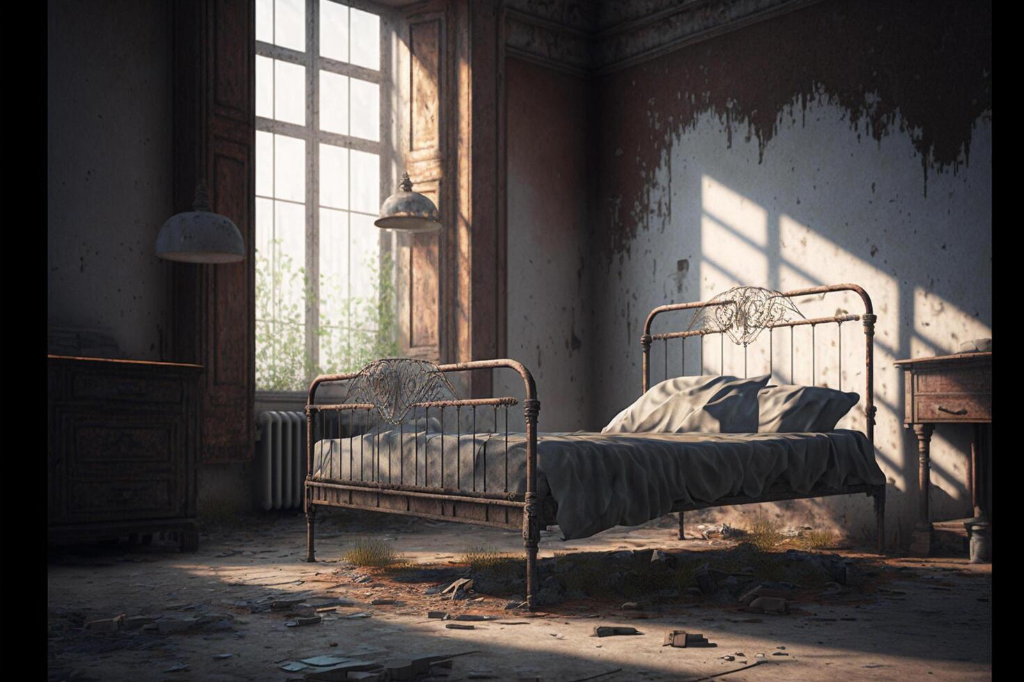 Poor Bedroom Stock Photos, Images and Backgrounds for Free Download