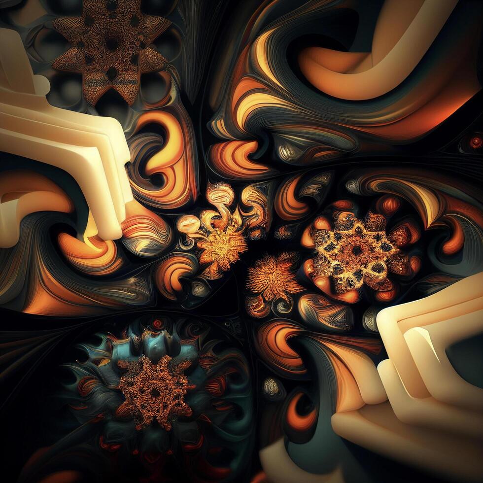 computer generated image of an abstract design. . photo