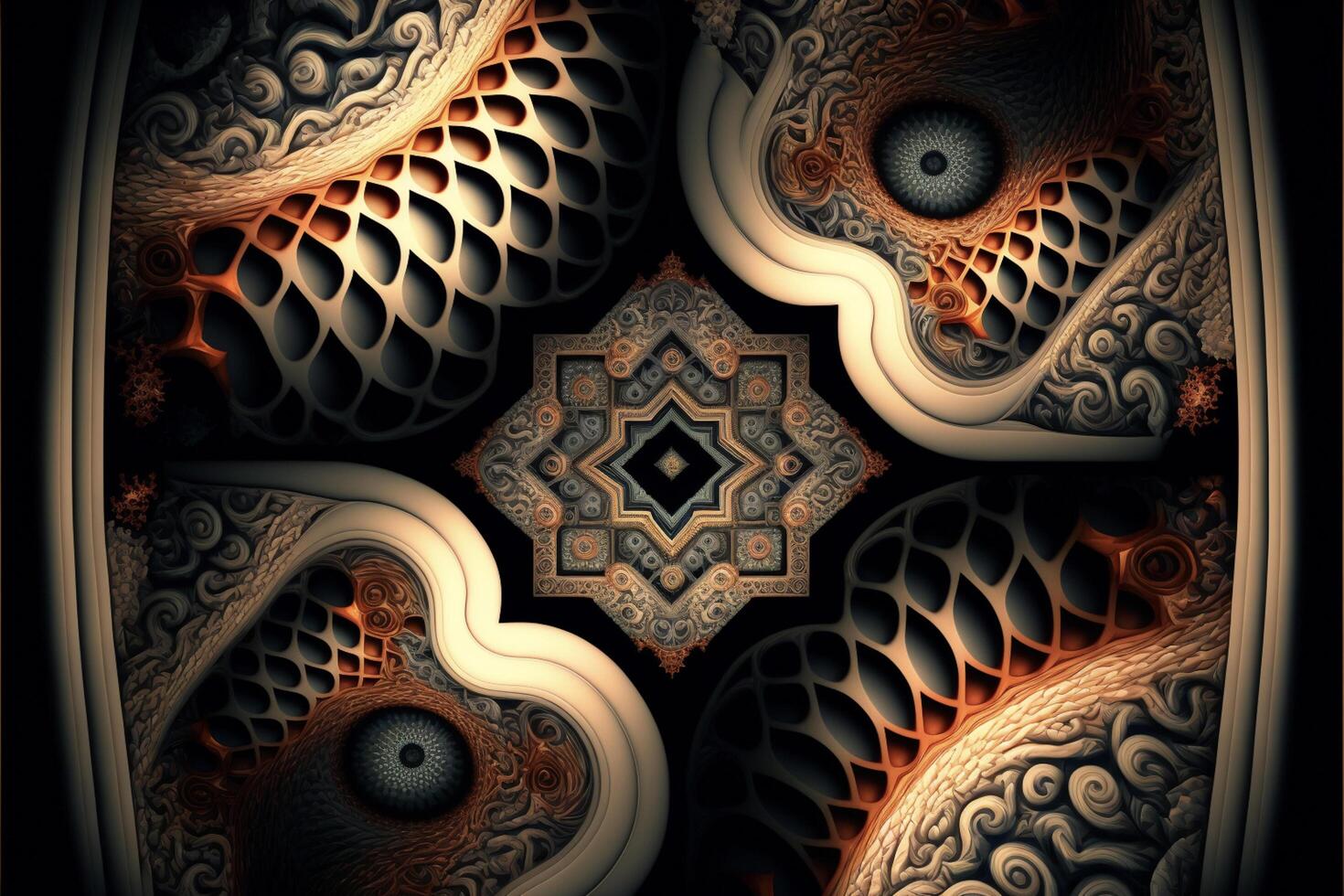 computer generated image of an intricate design. . photo