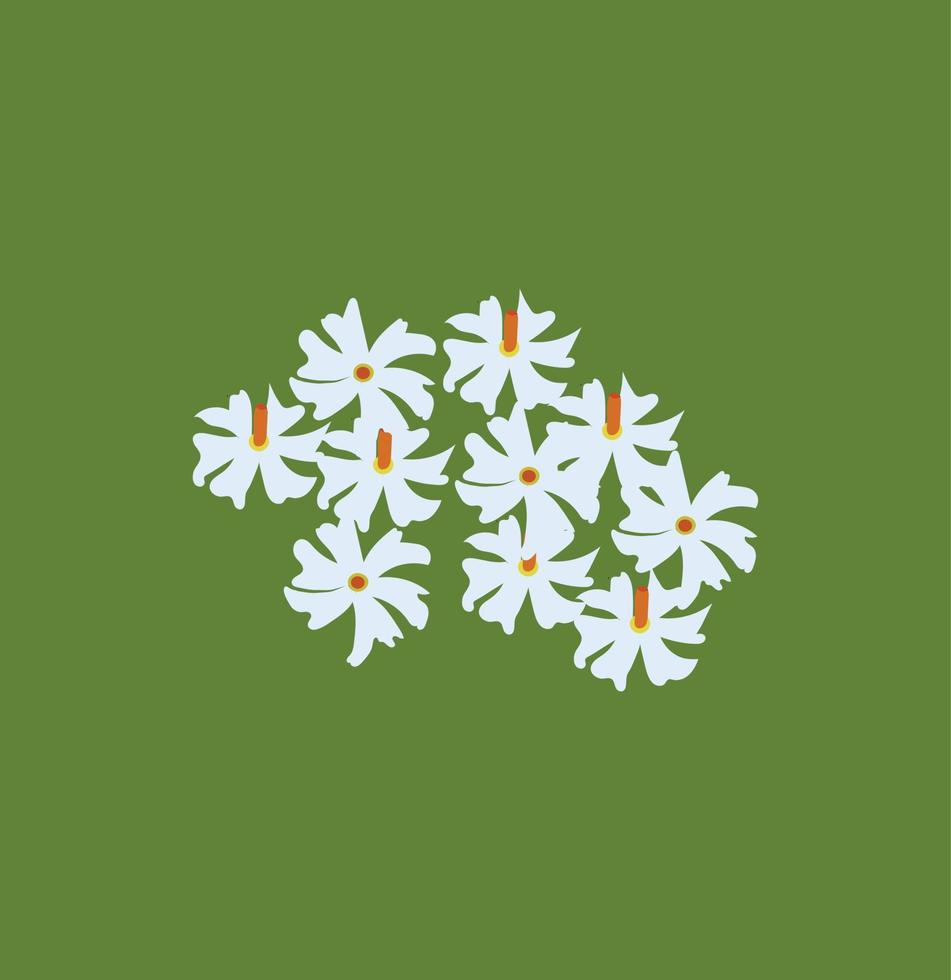 The beautiful seuli flower vector art