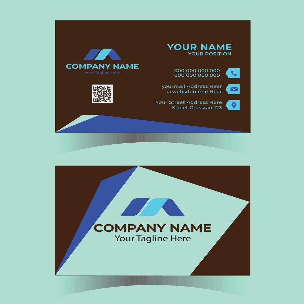 Model Business Card vector