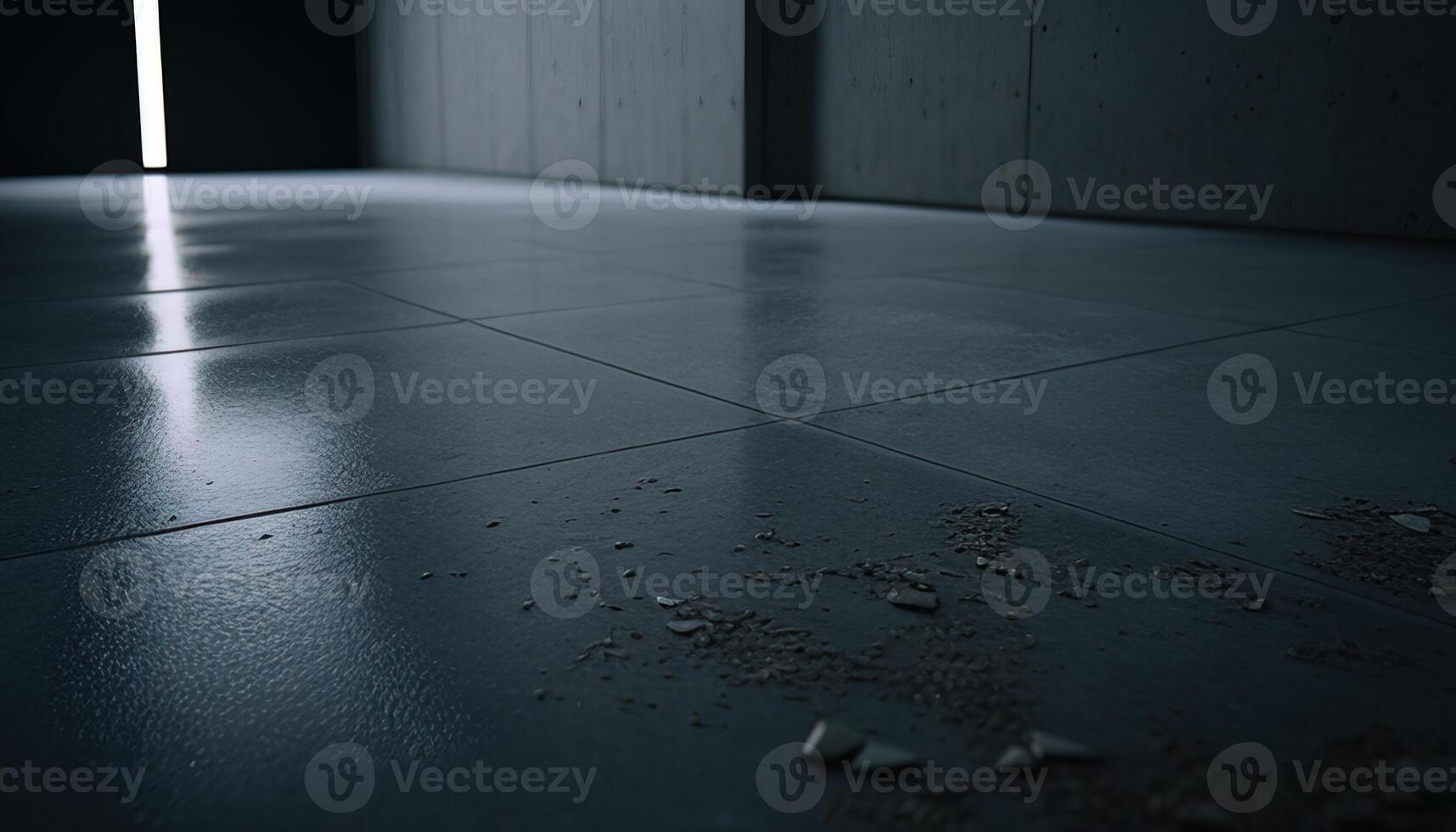 textura oscuro hormigón piso, digital Arte ilustración, generativo ai foto