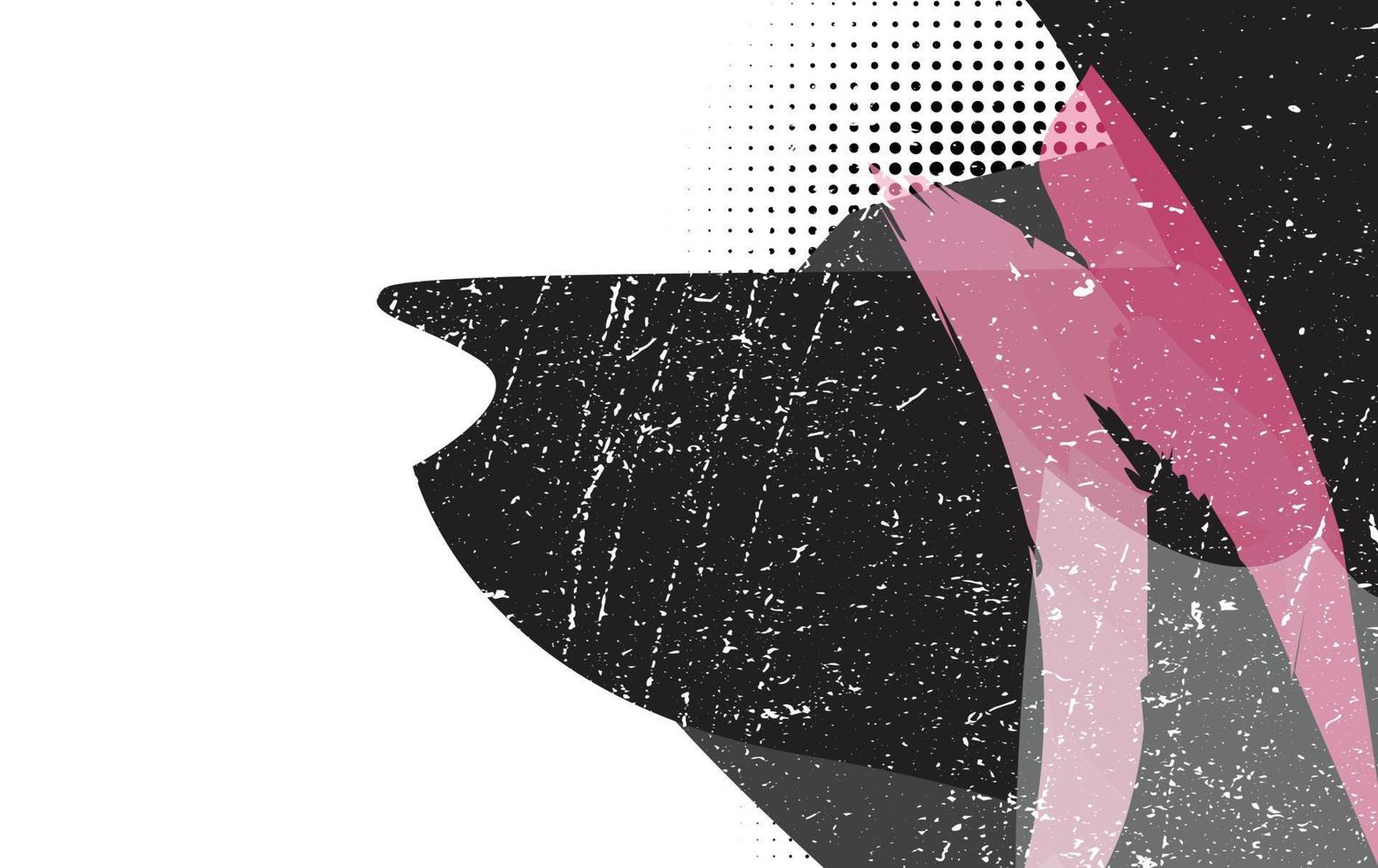 bright and black grungy background. Colorful scratched template. Texture and elements for design. vector