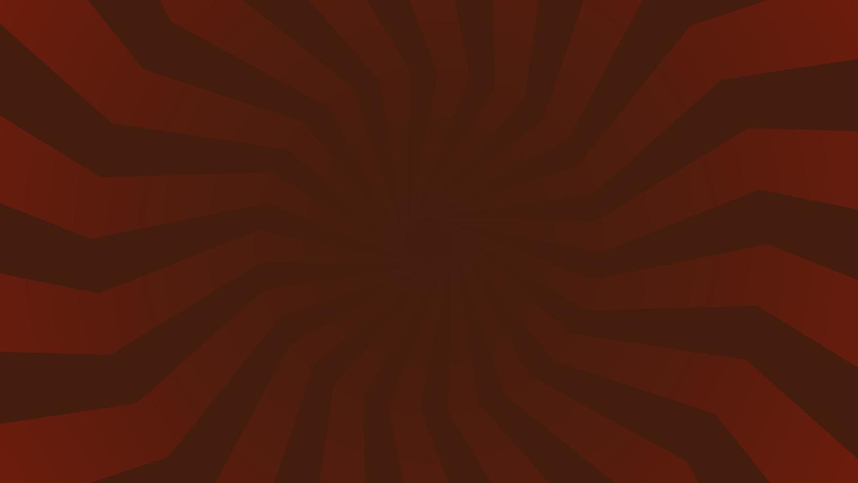 Chocolate Brown Zig zag Sun burst vector background
