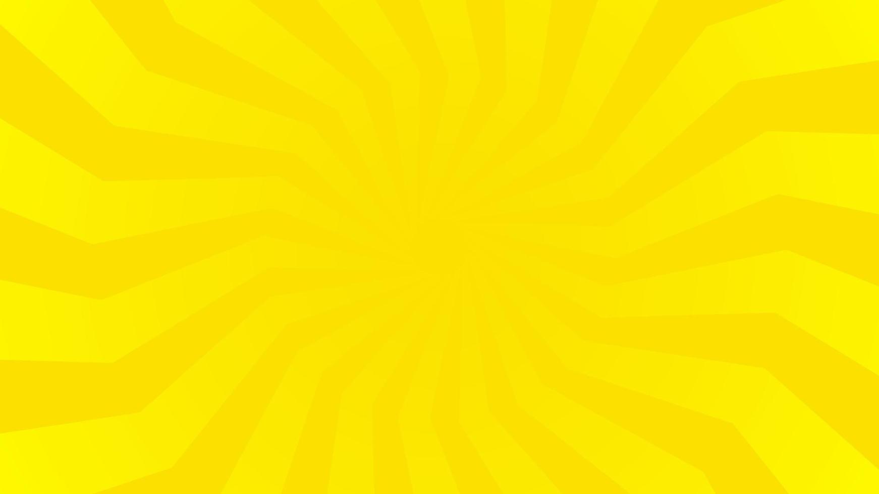 Yellow Zig zag Sun burst vector background