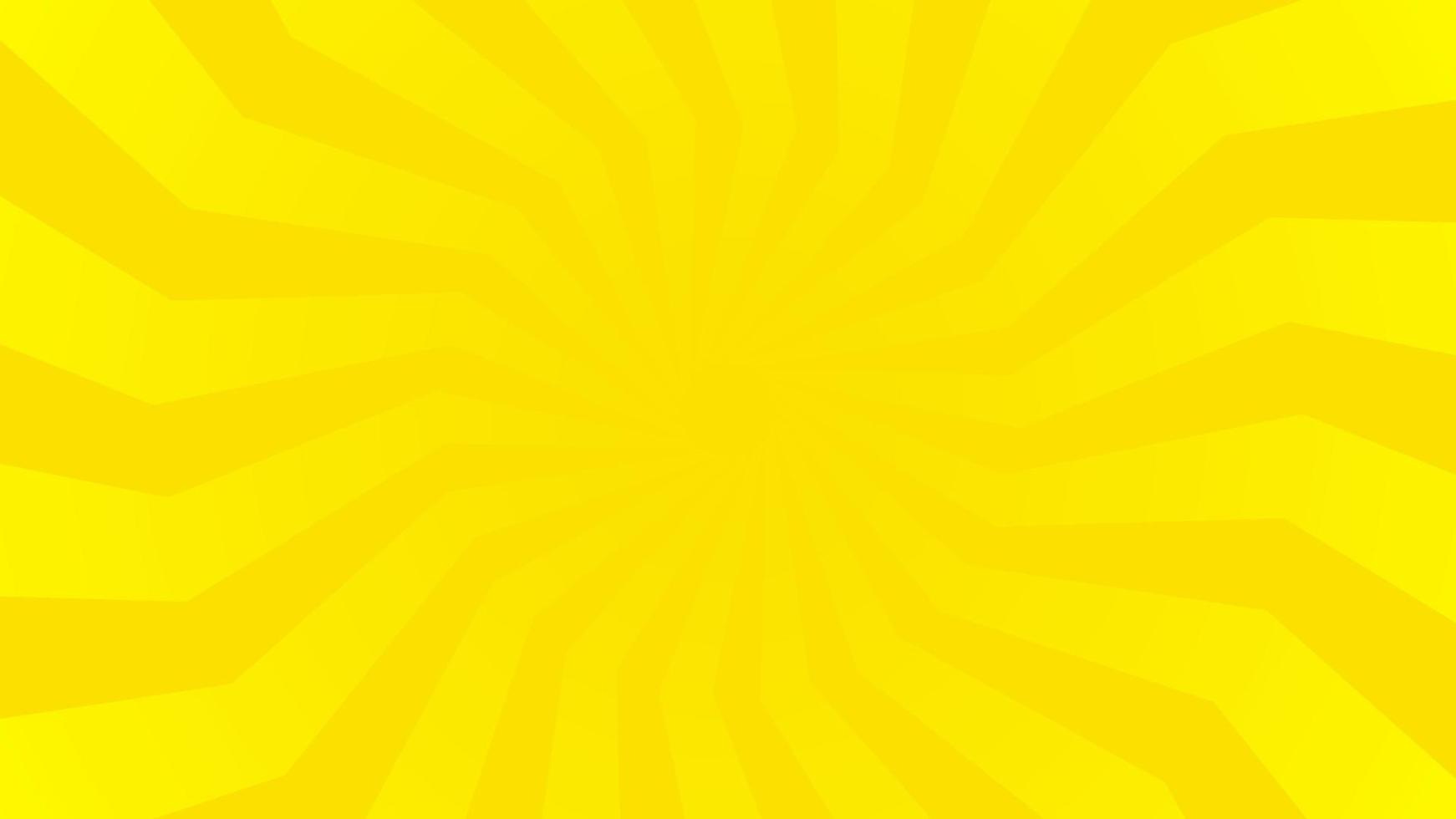 Yellow Zig zag Sun burst vector background