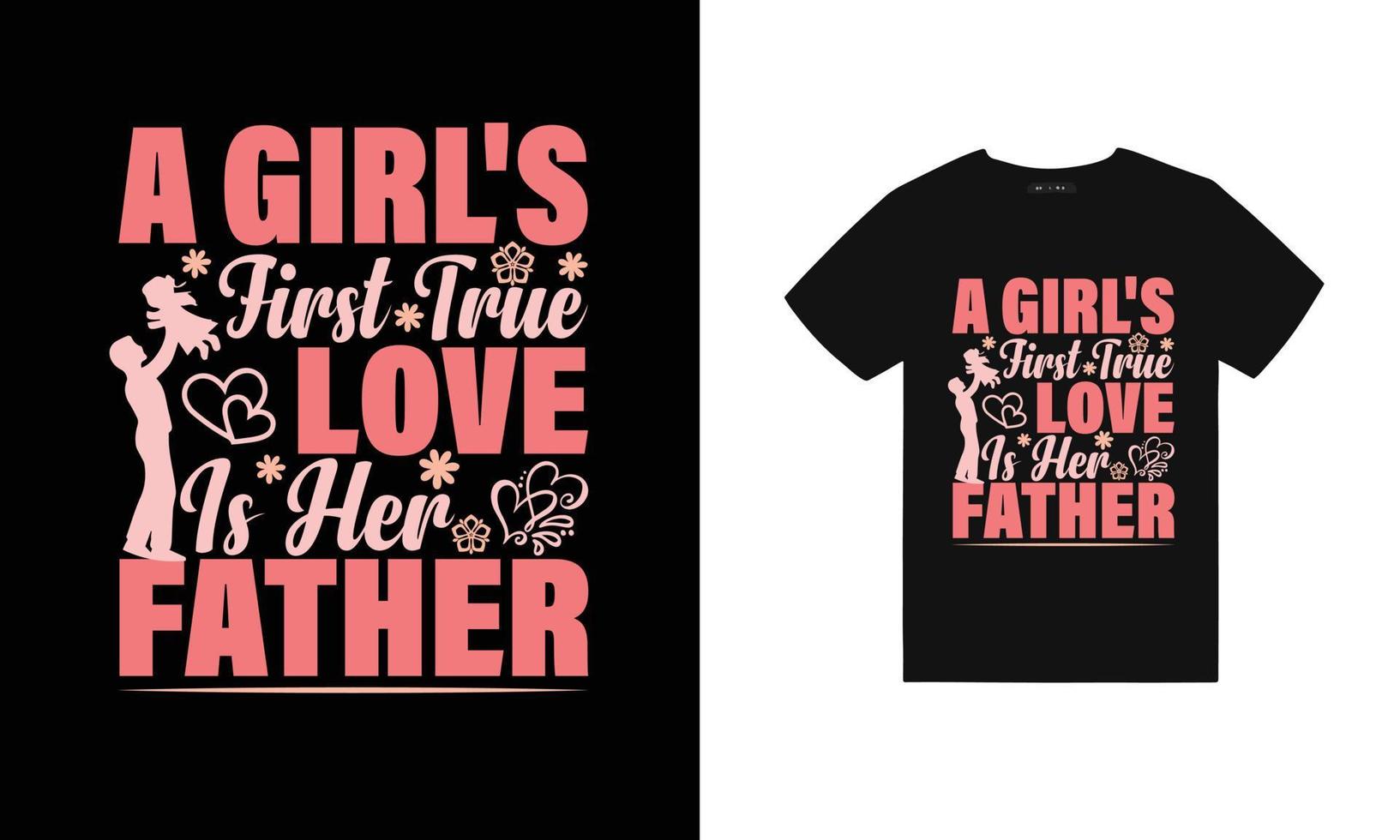 Fathers day t shirt design pro vector