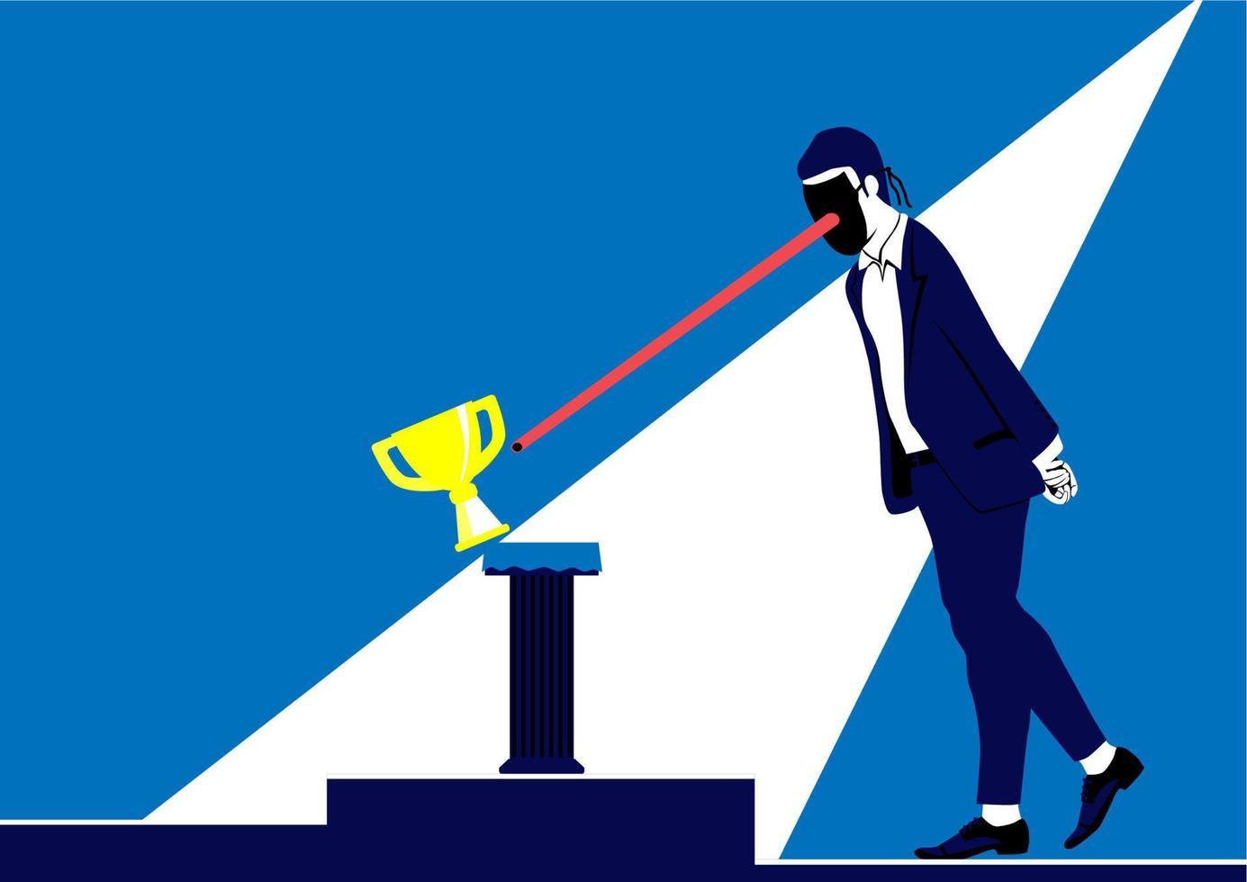 Imposter syndrome concept. Vector. vector