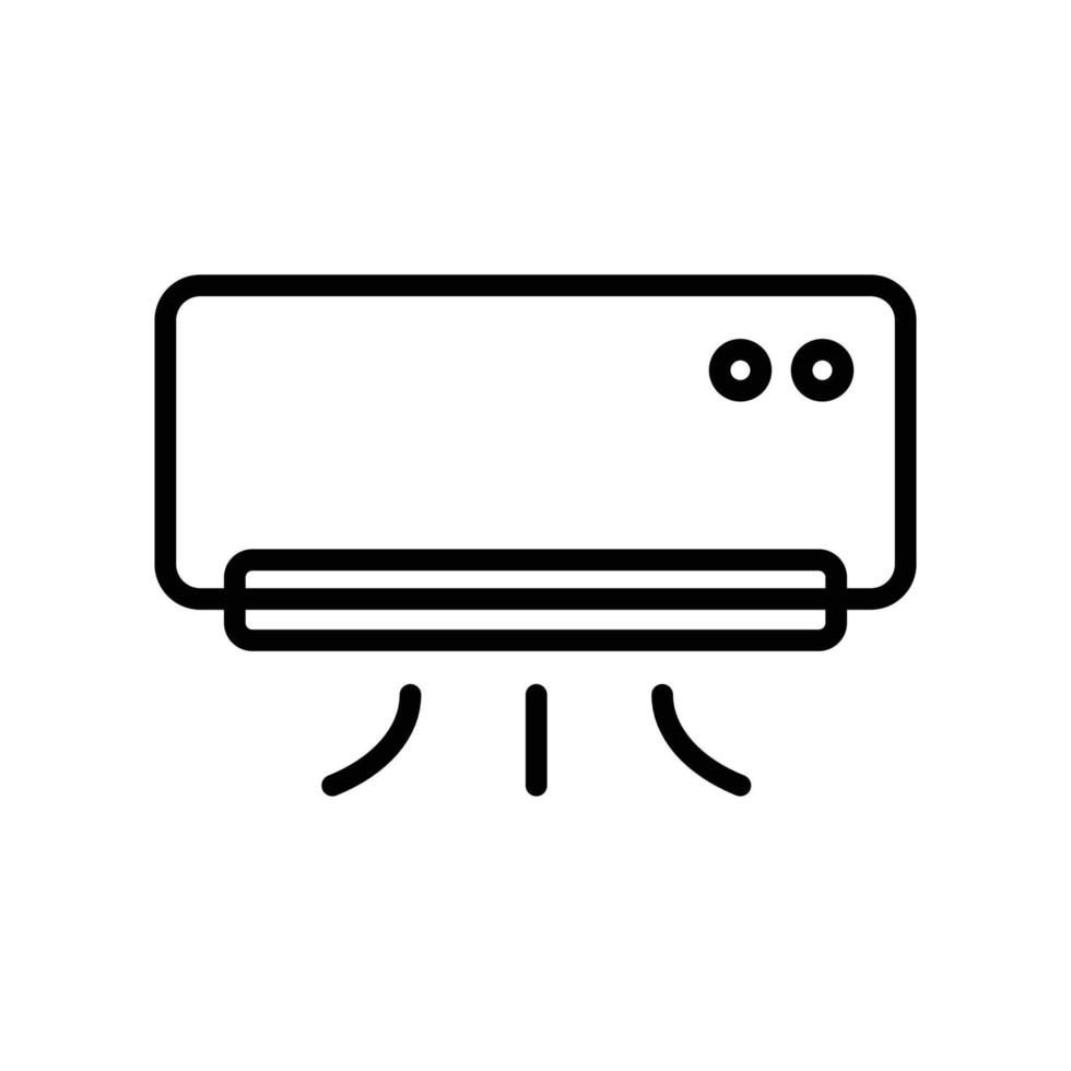 air conditioner icon vector design template simple and modern