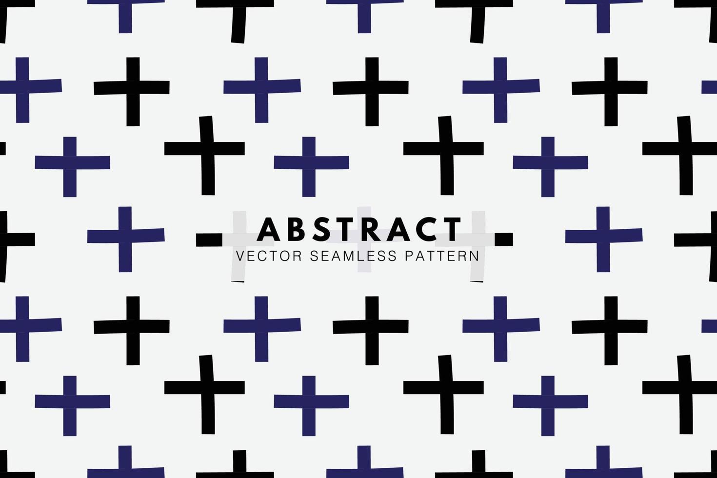 Cross lines abstract seamless repeating vector pattern