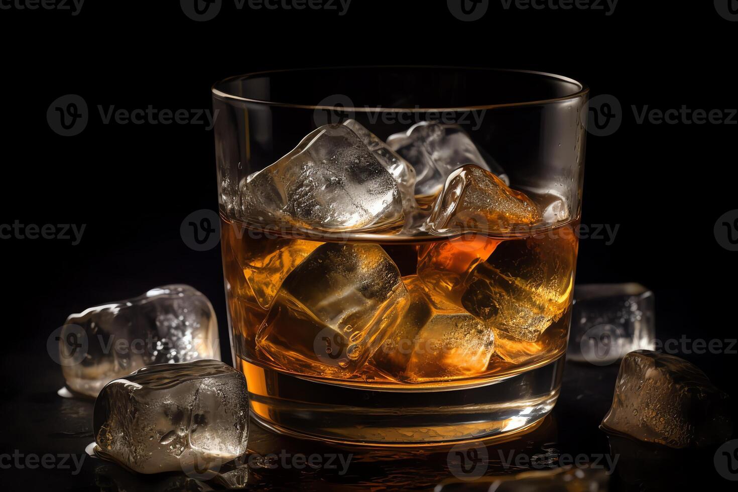 Whisky on ice. photo