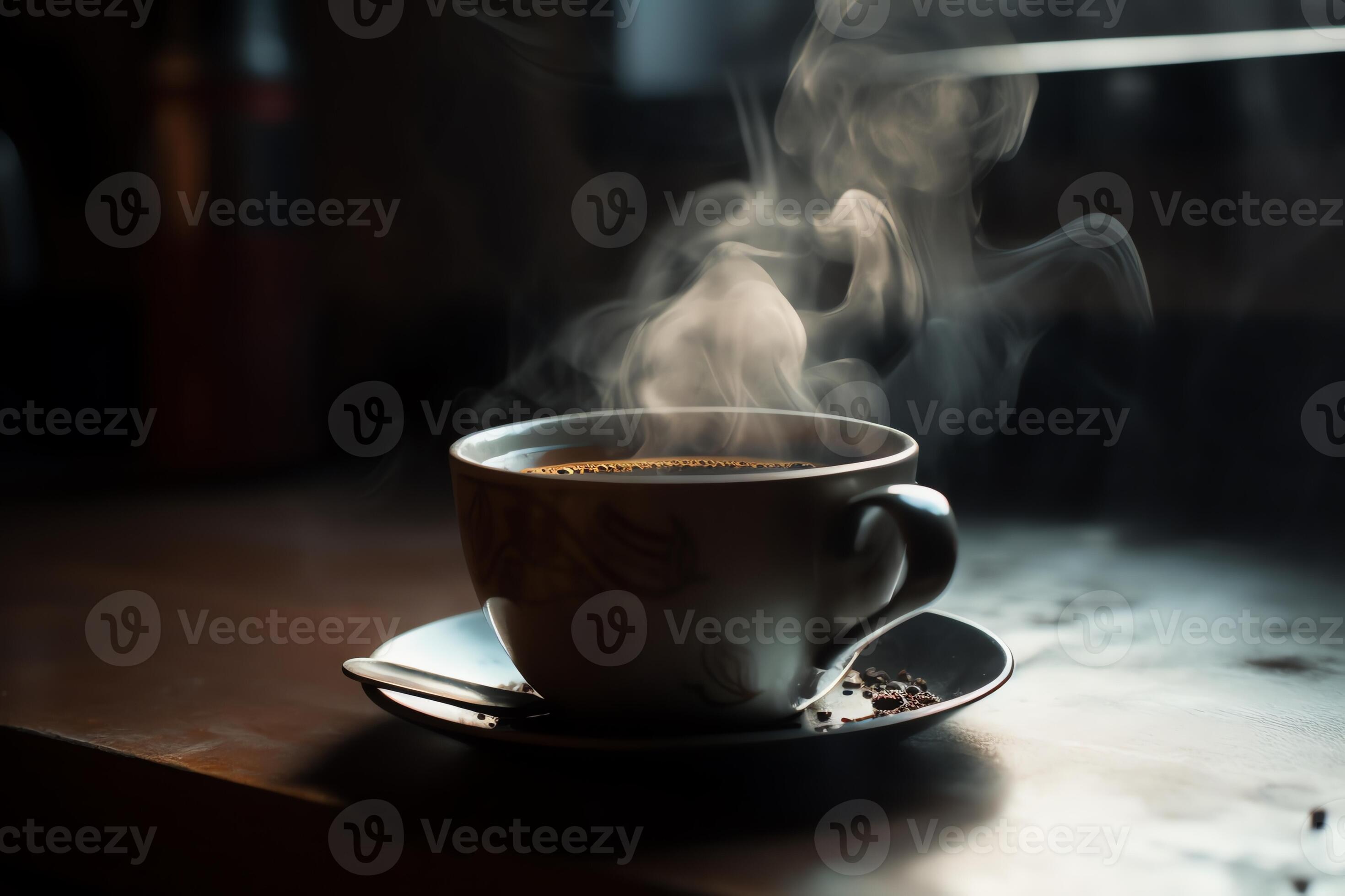 Steamy breakfast coffee. 23007989 Stock Photo at Vecteezy