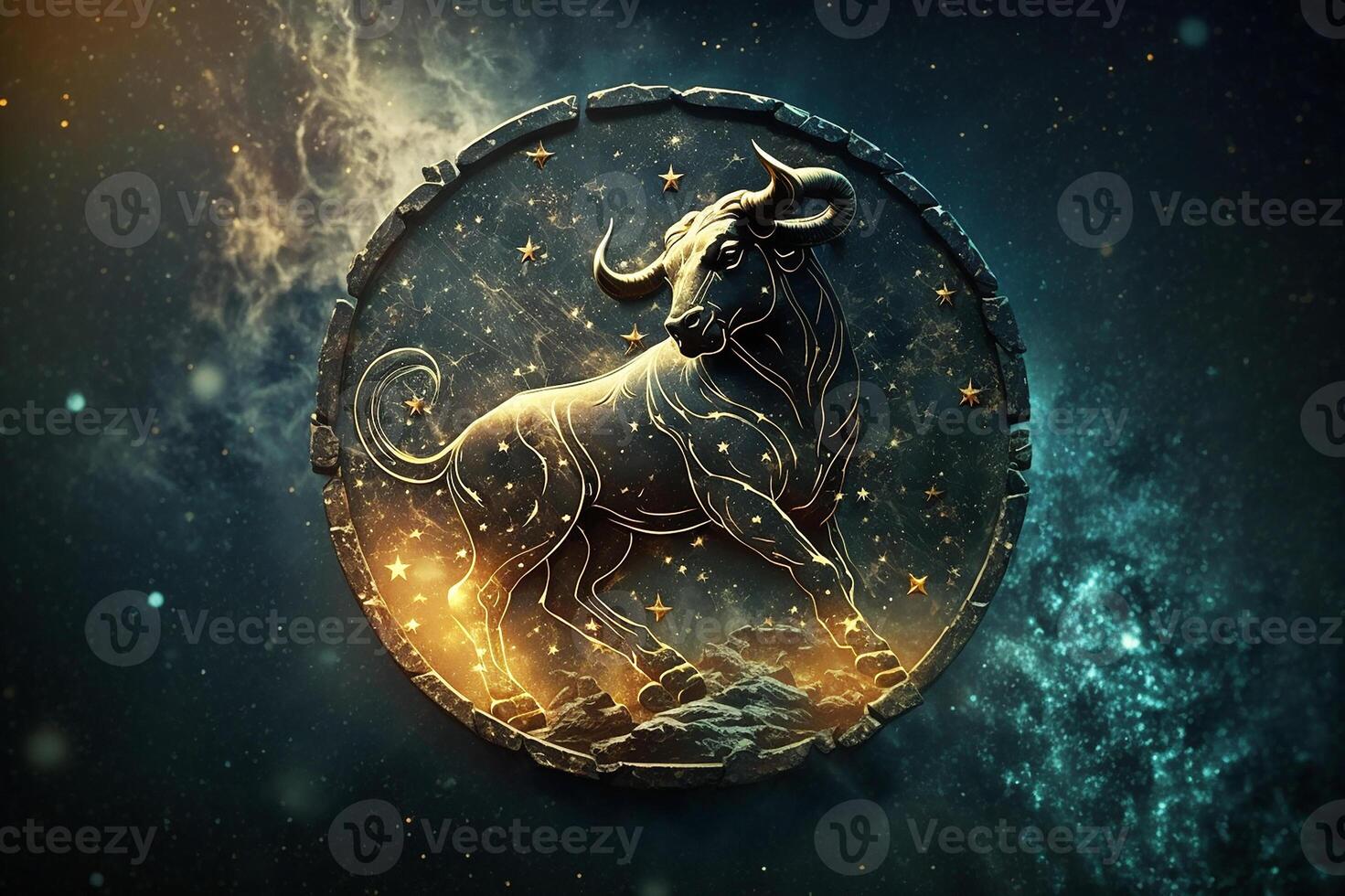Taurus, zodiac sign, horoscope, astrology. photo
