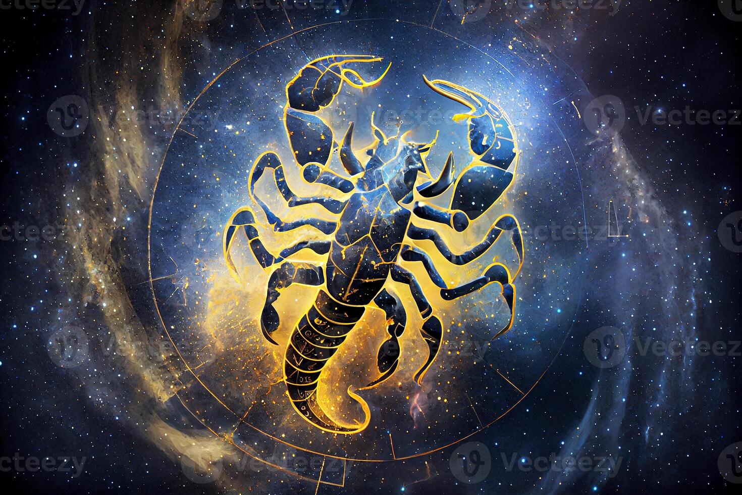 Escorpión, zodíaco firmar, horóscopo, astrología. generativo ai foto