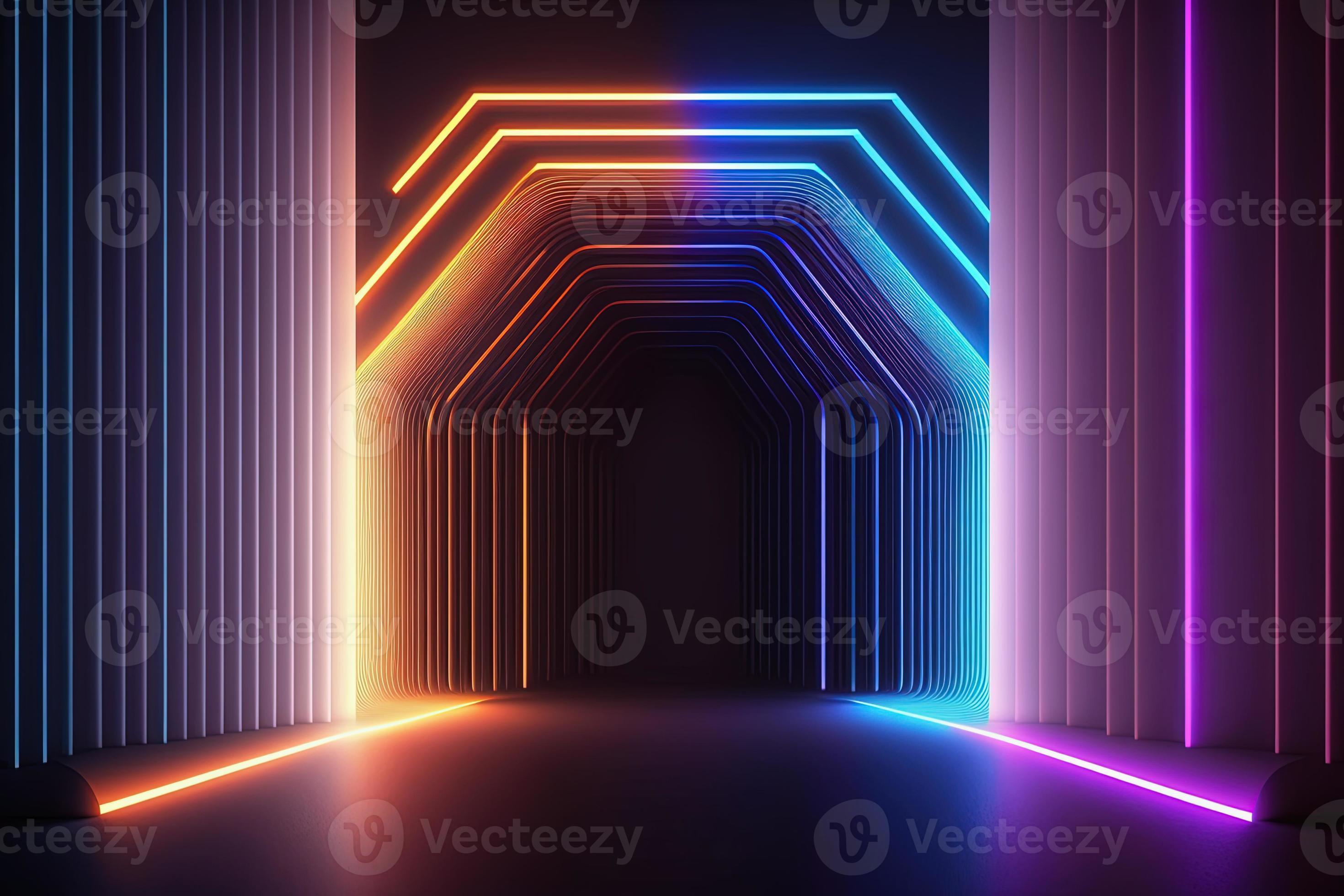 Neon 2024 led background