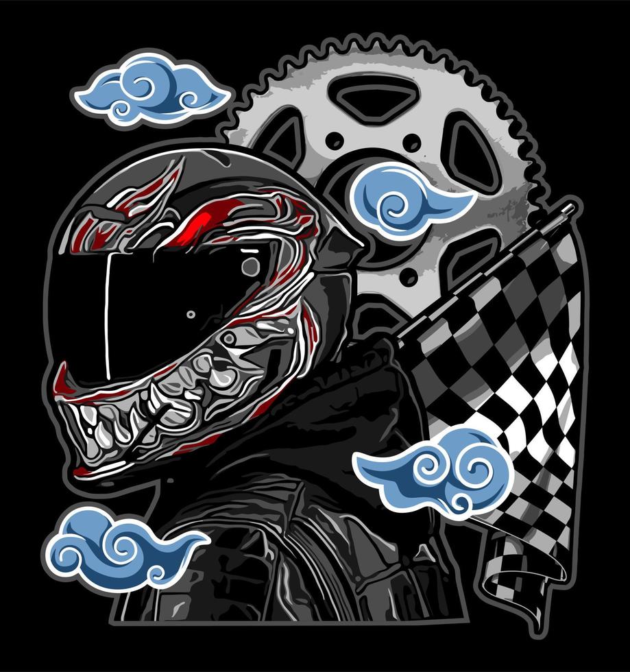 biker vector art