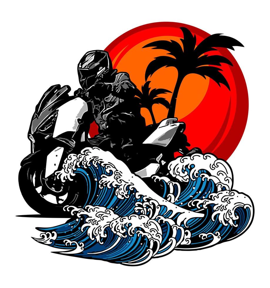 biker vector art
