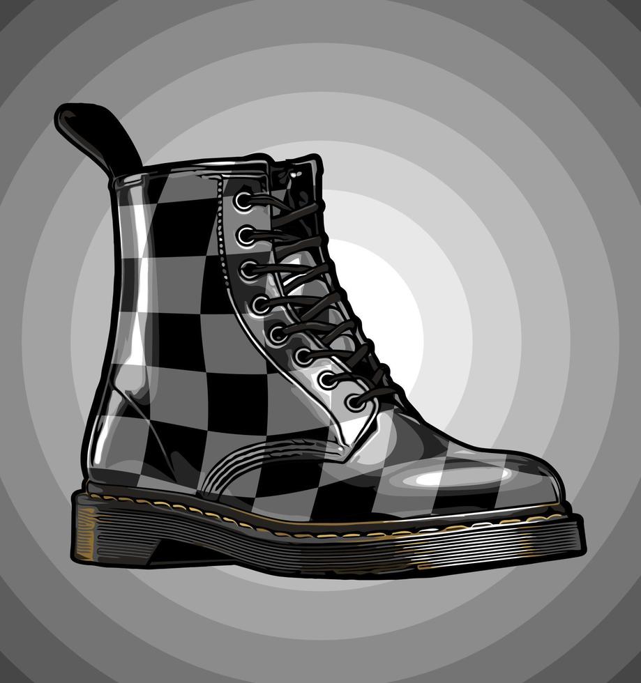 boot vector art for graphic design needs