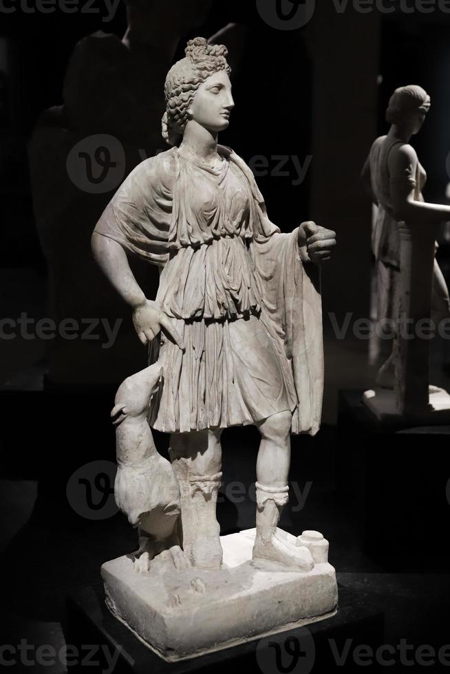 Statue in Istanbul Archaeological Museums, Istanbul, Turkey photo