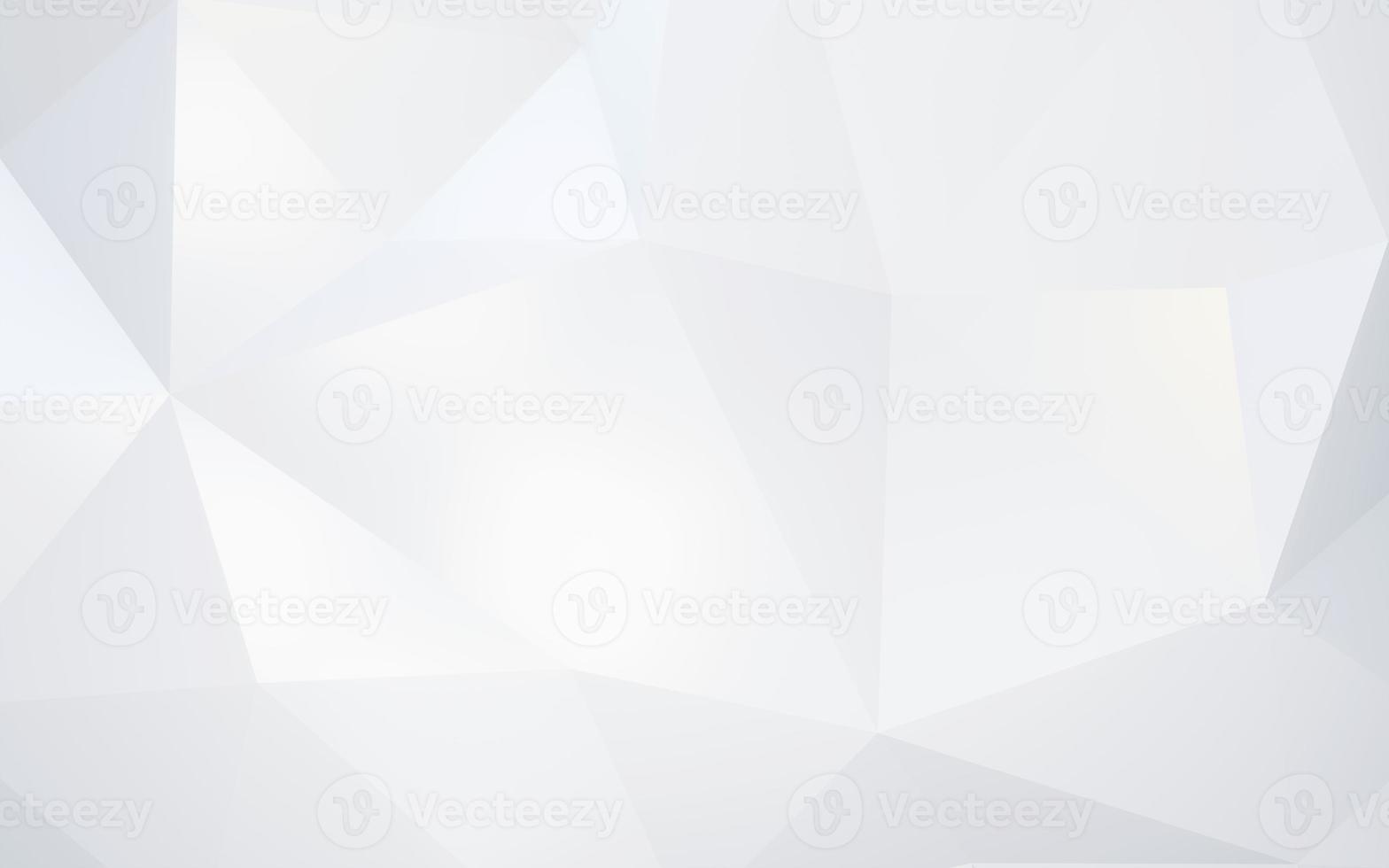 Abstract geometric gray color background, polygon, low poly pattern. 3D render illustration. photo