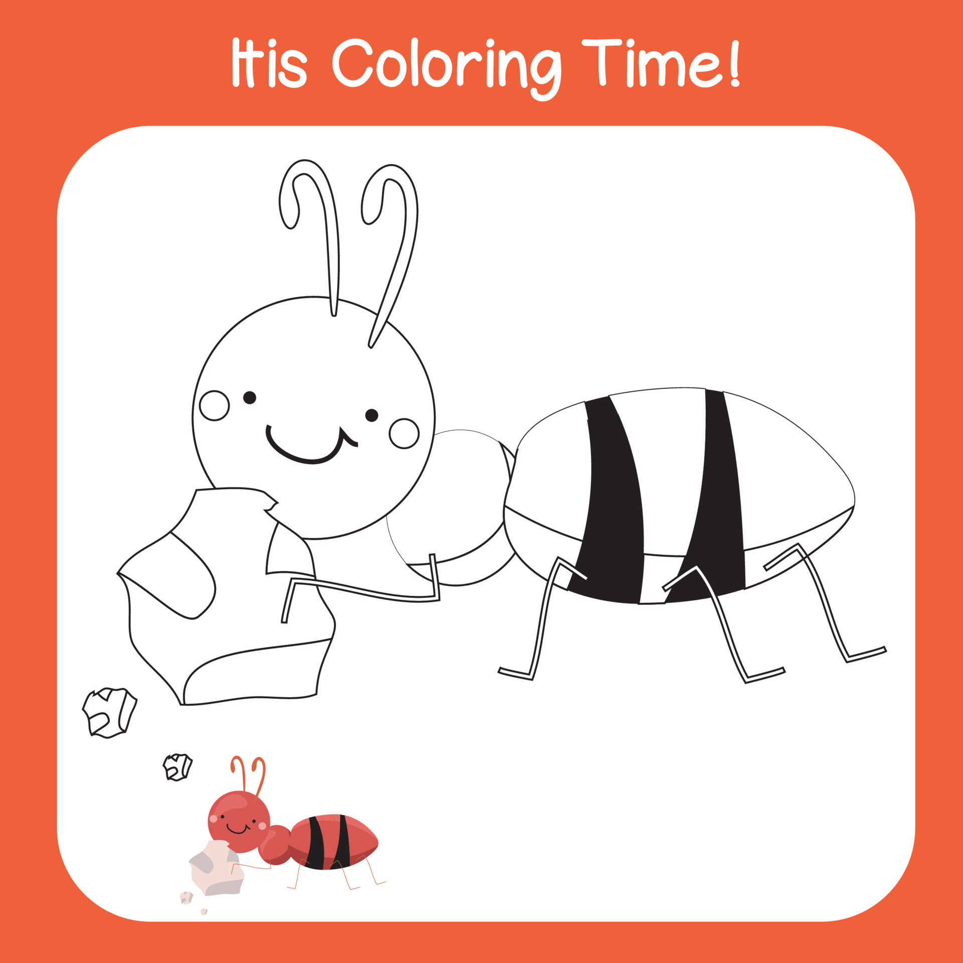 colorante animal hoja de cálculo página educativo imprimible colorante