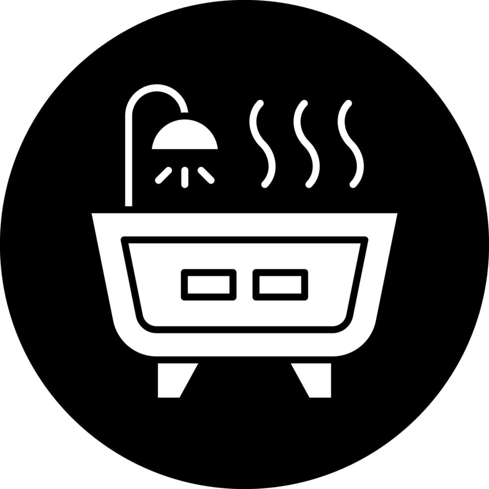 Hot Tub Vector Icon Design